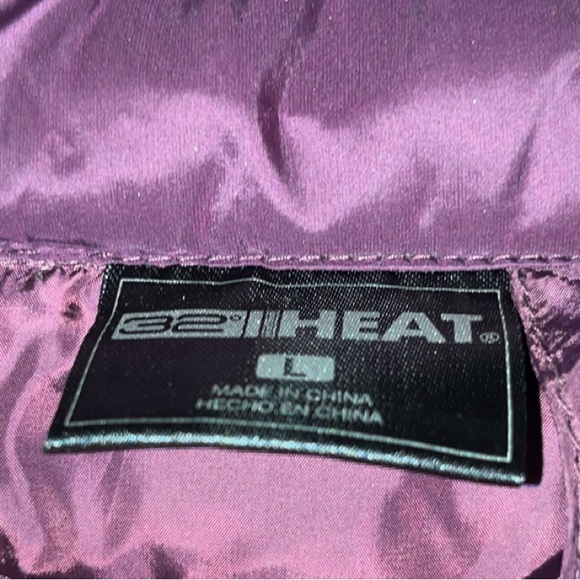 32 Degrees Womens Mixed Media Jacket 💜🖤 - Picture 3 of 3